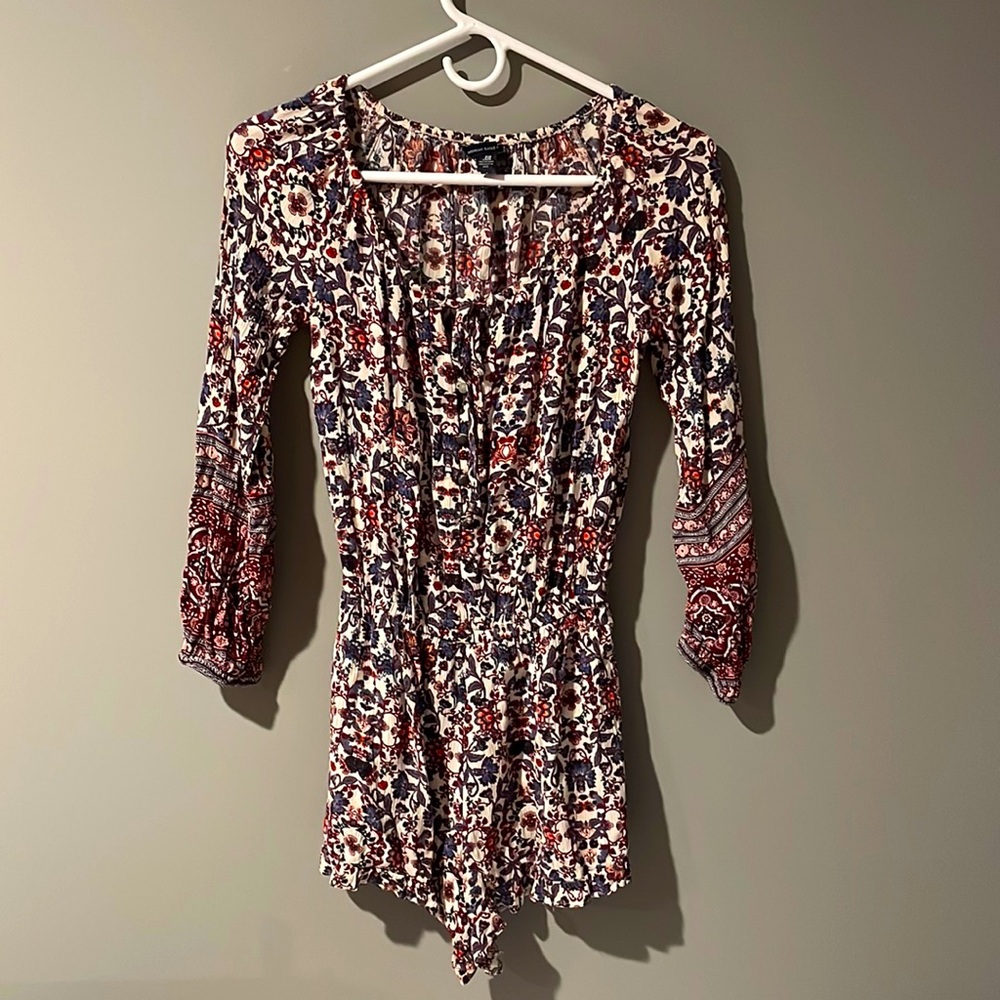 American Eagle Outfitters Women’s Multi-colored Romper